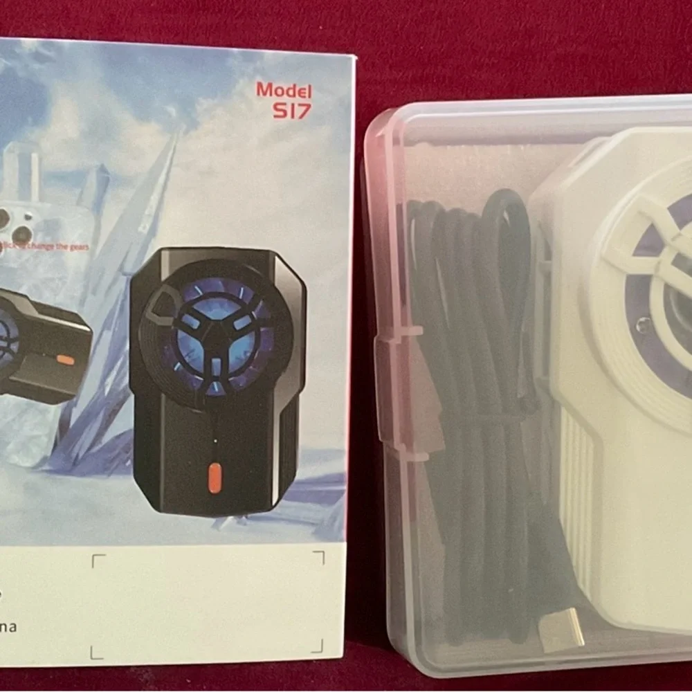 Portable Smartphone Cooler, Model S17. Great for Streaming and Gaming. NIB